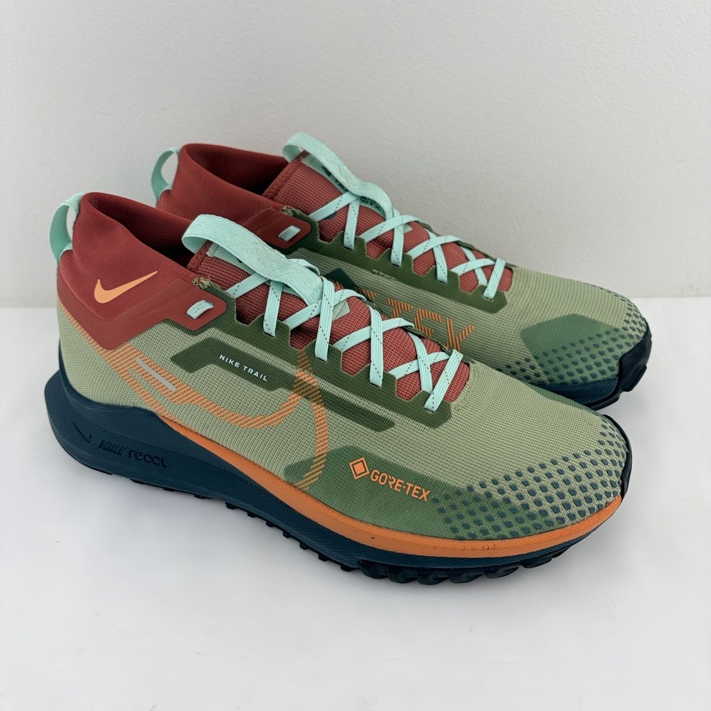 Nike React Pegasus Trail 4 GTX Men's Size 11 Alligator Orange Trail Running